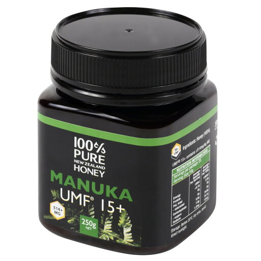 【5と0のつく日限定!10%OFF!期間限定!】マヌカハニー UMF15+ 250g ct20180 【5と0のつく日限定!10%OFF!期間限定!】マヌカハニー UMF15+ 250g ct20180