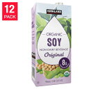 【5と0のつく日限定!ポイント5倍!本日限定!】カークランドシグネチャー 有機豆乳 オリジナル 946ml x 12パック ct49100