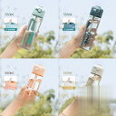 【5と0のつく日限定!1着半額!まとめ買い2枚購入割引クーポン利用で! 】水筒 大容量 運動水筒 500ml ストロー 軽い 透明 通勤 通学 ボトル ジム 体...
