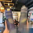 【期間限定!1着半額!まとめ買い2枚購入割引クーポン利用で! 】大容量 水筒 ストロー プラスチックボトル 体操 ヨガ トレーニング 500ml 800ml 水筒 軽い 便利 オシャレ ins風 子供 大人 運動水筒 スポーツ ボトル コップ