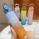 【5と0のつく日限定!1着半額!まとめ買い2枚購入割引クーポン利用で! 】水筒 直飲み 大容量 1000ml 軽量 ボトル おしゃれ グラデーション スポーツ 持ち歩く 1L 通勤 ランニング 体操 ジム ヨガ トレーニング 運動水筒 ボトル コップ(3)