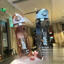 【お買い物マラソン限定!1着半額!まとめ買い2枚購入割引クーポン利用で! 】水筒 大容量 750ml 夏用 ボトル 直飲み 体操 ヨガ ジム トレーニング オシ...