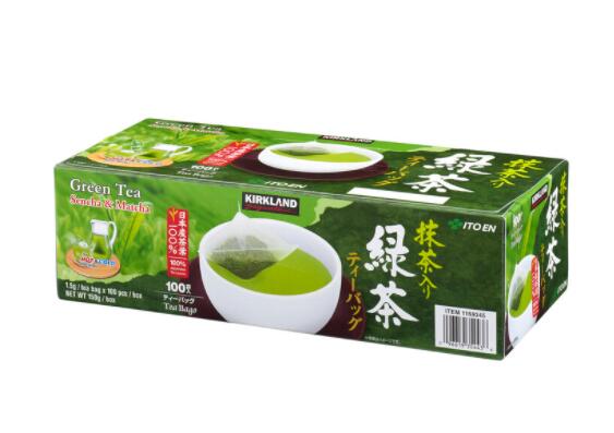 カークランドシグネチャー 緑茶ティーバッグ 100袋×2SET Kirkland Signature Green Tea Bag 100 pack×2SET