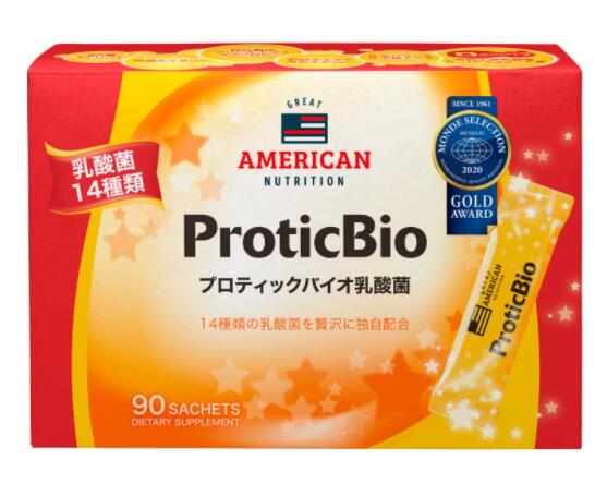 プロティックバイオ乳酸菌 3g スティック x 90 包　ProticBio Probiotics Granule Type 3g Stick x 90 Count