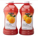 カークランドシグネチャー ルビーレッドグレープフルーツ ジュース 2.8L x 4本　Kirkland Signature Rubyred Grapefruit 96z x 4bottle