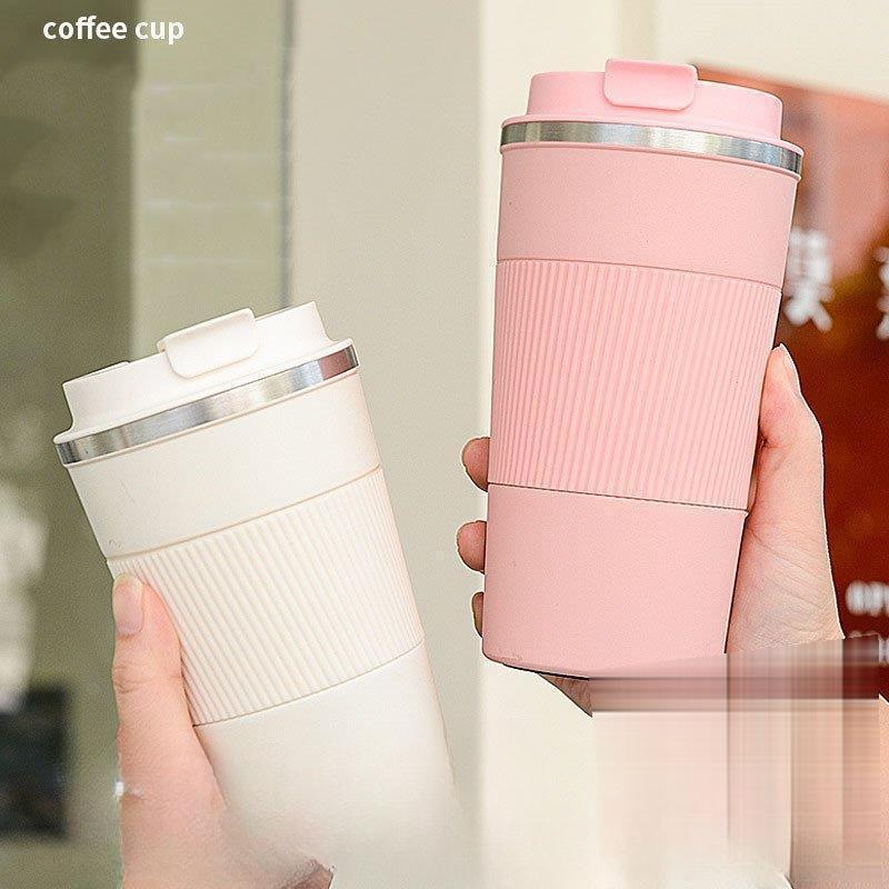 【5と0のつく日限定！1着半額！まとめ買い2枚購入割引クーポン利用で！ 】タンブラー 保冷 保温 コーヒーカップ コップ 直飲み 水筒 車用 蓋付き 通勤 ビジネス マグカップ ボトル 車載 ステンレス製 軽量 滑り止め 漏れ防止 魔法瓶