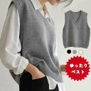【お買い物マラソン限定!1着半額!まとめ買い2枚購入割引クーポン利用で! 】ニット ニット レディース ゆったり レイヤード 大きいサイズ ス 韓国 部屋着 防...