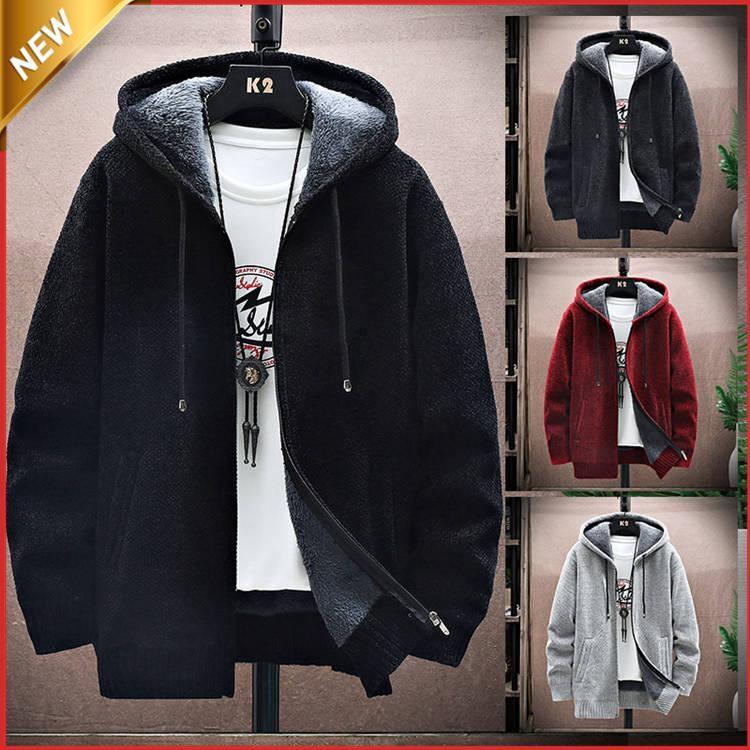 【期間限定!1着半額!まとめ買い2枚購入割引クーポン利用で！ 】ニットパーカー ス メンズ ニット パーカー春 秋 冬 長袖 カジュアル かっこいい 大人 40代 50代 60代 ライトアウター セーター