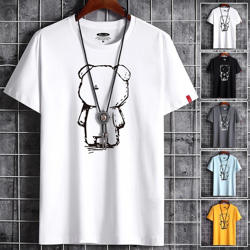 【スーパーセール限定!1着半額!まとめ買い2枚購入割引クーポン利用で! 】Tシャツ メンズ 半袖 丸首 動物柄 シンプル 大きいサイズ お兄系 クルーネック 涼しい カジュアル 春 夏 ゆったり トップス