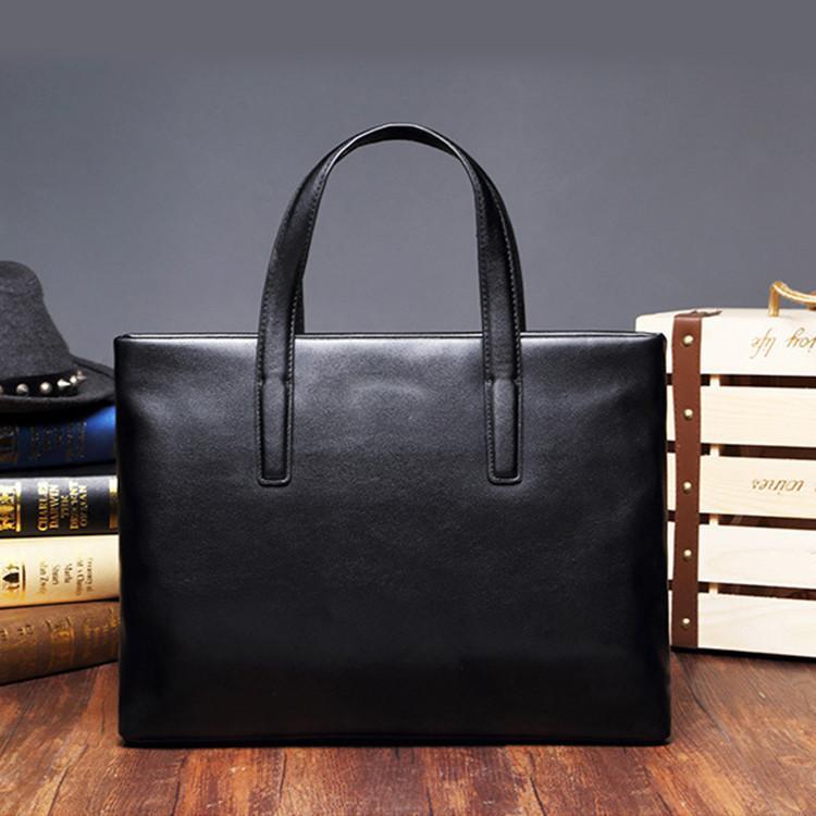 【お買い物マラソン限定！1着半額！まとめ買い2枚購入割引クーポン利用で！ 】pu ハンドバッグ トートバッグ メンズ2way 手提げバッグ ショルダーバッグ手提げ 斜めがけ ビジネスバッグ 通勤通学 鞄のサムネイル