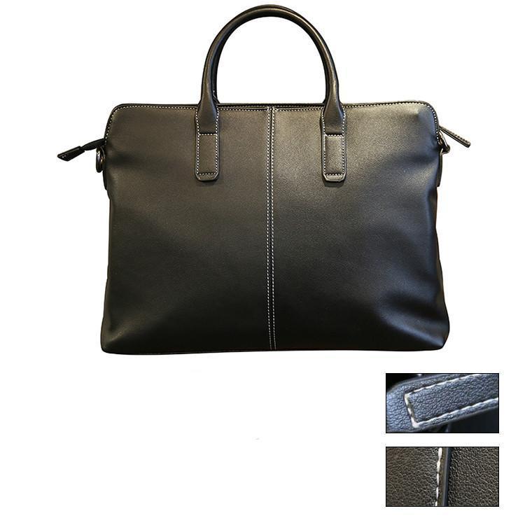 乐天商城 - 【ポイント最大12倍!お買い物マラソン！1着半額！まとめ買い2枚購入割引クーポン利用で！ 】pu ハンドバッグ トートバッグ メンズ2way 手提げバッグ ショルダーバッグシンプルおしゃれ手提げ 斜めがけ ビジネスバッグ 通勤通学 鞄
