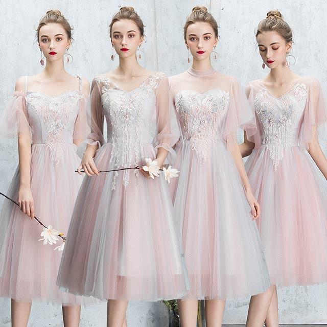 【5と0のつく日限定！1着半額！まとめ買い2枚購入割引クーポン利用で！ 】ブライズメイド ドレス ミモ..