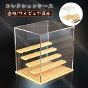 アクリルケース 大きい 展示用 収納ケース 透明 フィギュアケース コレクションケース ステージ付き 防塵 組立簡単 ディスプレイ 展示ケース(3)