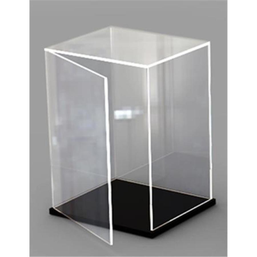 【5と0のつく日限定!1着半額!まとめ買い2枚購入割引クーポン利用で! 】フィギュアケース コレクションケース 透明扉 扉付き 人形ケース アクリケース 幅15x奥行15x高25cm 板厚3mm UVカット 透明収納 模型 [2]