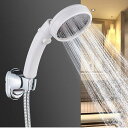 シャワーヘッド バス用品 お風呂用品 シャワーヘッド本体 節水 強い水流 手元止水 工具不要 左右360度回転 3D機能搭載