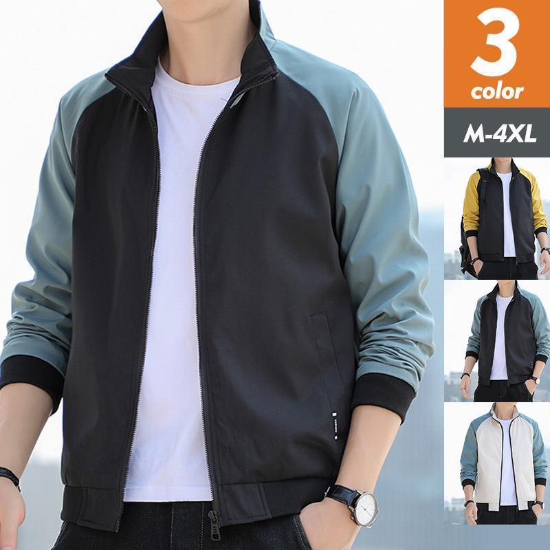 【スーパーセール限定!1着半額!まとめ買い2枚購入割引クーポン利用で! 】ゴルフウェア メンズ ジャケット ブルゾン ジャンパー ライトアウター カジュアル 羽...