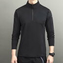 ゴルフウェア メンズ ポロシャツ トップス 大きいサイズ 長袖 無地 Tシャツ ゴルフウェア おしゃれ スポーツ 春秋冬 カジュアル 父の日 新作