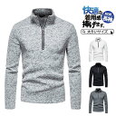 ゴルフウェア メンズ ポロシャツ トップス 大きいサイズ 長袖 無地 Tシャツ ゴルフウェア おしゃれ スポーツ 春秋冬 カジュアル 父の日 新作