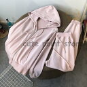 【期間限定!1着半額!まとめ買い2枚購入割引クーポン利用で! 】ジャージ レディース 上下セット 長袖 春秋 2点セット セットアップ パーカー 長ズボン スポ...