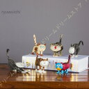 ネコ グッズ 猫 動物 フィギュア セット ミニ 猫の置物 モデル 誕生日 パーティープレ ゼントルームの装飾 車内装飾 ガーデンオーナメント 置物 インテリア