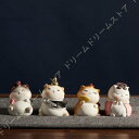 ねこ 置物 オブジェ ミニ かわいい 手のひらサイズ 玄関 樹脂 部屋 ネコのオブジェ 猫 キャット 雑貨 癒しグッズ お祝い 置き物 インテリア 寝室 おしゃ...