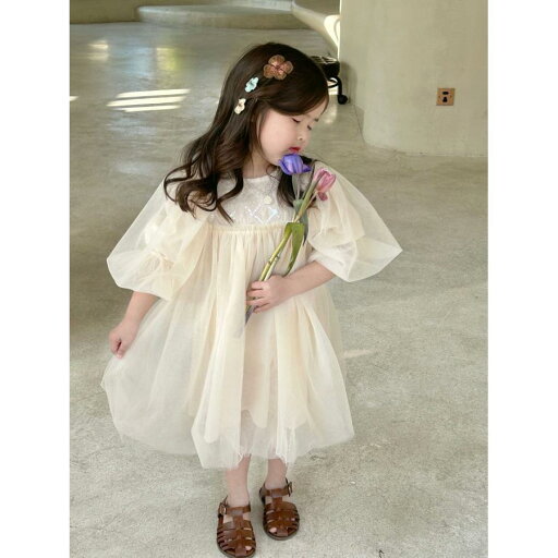 チュールワンピース ベビー ドレス キッズ レースワンピ フレア 肩フリル 女の子 子ども服 フォーマル 紗裙 結婚式 七五三 Aライン チュール袖 チュールワンピース ベビー ドレス キッズ レースワンピ フレア 肩フリル 女の子 子ども服 フォーマル 紗裙 結婚式 七五三 Aライン チュール袖