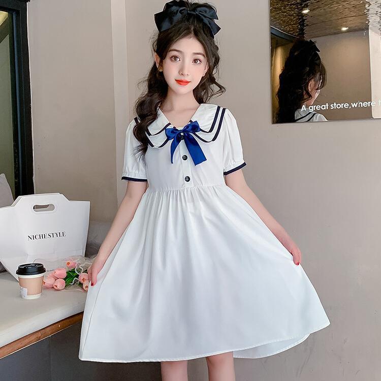 ワンピース キッズフレアワンピース フォーマル 春夏 子供服 子ども服 こども服 半袖女の子 発表会 結婚式 110 120 130 140 150