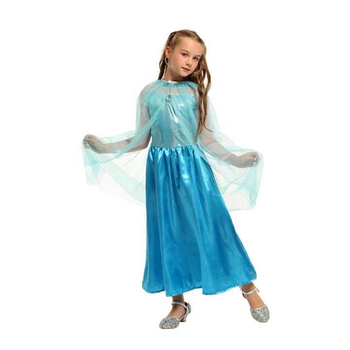 Rakuten - 女の子用ハロウィンパーティーコスチューム フロストエルザドレス おしゃれな変装プレゼント