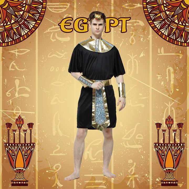 大人用古代エジプト王子コスチューム 男性向けパーティー コスプレ おしゃれな仮装 役立つアイテム