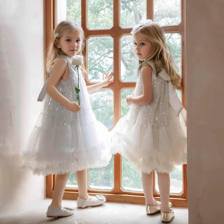 子供用 ドレス プリンセス服 夏 おしゃれ 可愛い 赤ちゃん服 ロールプレイ イベント 人気 仮装 パーティー かわいい 装飾 mu?eca