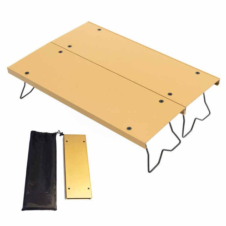 キャンプ・アルミ合金・折りたたみ・軽量・ポータブル・ミニテーブル・アウトドア・便利・収納・イベント・プレゼント・人気・屋外用