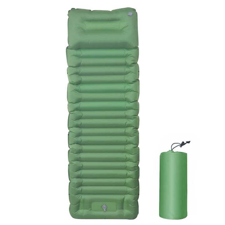 スリーピングマット 防水 インフレータブル 超軽量 ポータブル キャンプ 折りたたみ 子供用 大人用 アウトドア 人気 おしゃれ 便利 旅行用(4)