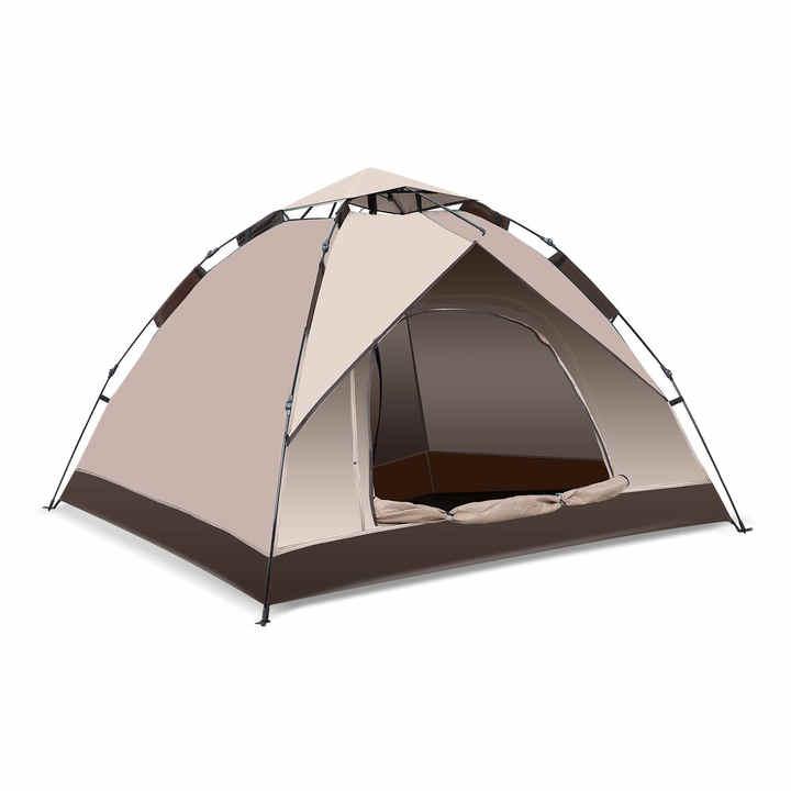 Rakuten - テント 家族用 2-4人用 屋外 キャンプ ベッドルーム 1層 簡単 設営 防水 人気 プレゼント おしゃれ アウトドア