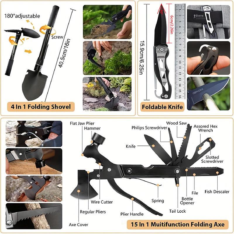 アウトドア ハイキング レスキュー バッグ サバイバル ツール ギア キット アクセサリー 緊急 災害用 旅行用品 キャンプ 人気 おしゃれ 便利