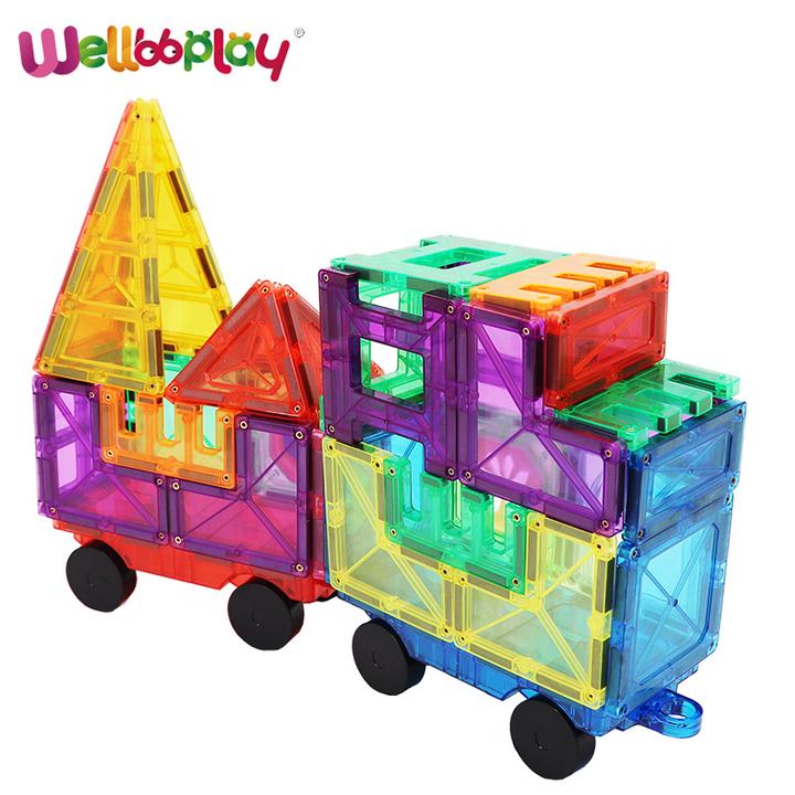 おもちゃ 磁気ビルディングブロック 32PCS キッズ教育おもちゃ 磁気タイル 人気 クリエイティブ 知育 玩具 プレゼント 夢中になる 子供用 楽しい