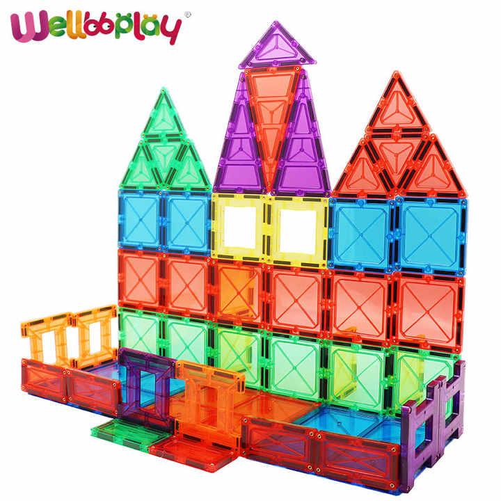 マグネットビルディングタイル 磁気ブロック 150 PCS おしゃれ 子供用 知育玩具 プレゼント 人気 DIY 手作り 磁石 玩具 クリエイティブ