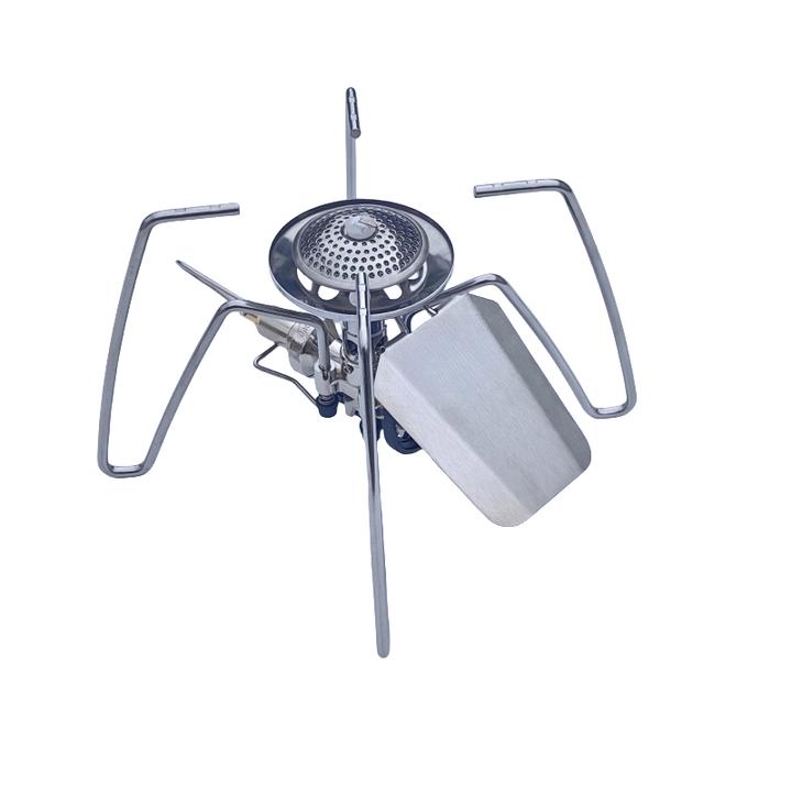 キャンプ用品 ポータブル ステンレス 3バーナー ガスストーブ 防風 軽量 コンパクト アウトドア キッチ..