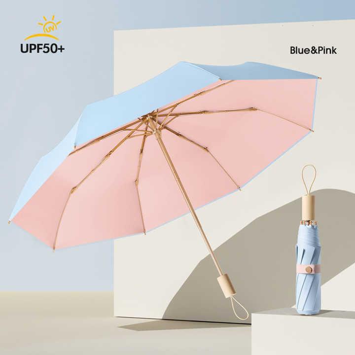 傘 接着剤 3つ折り ハンドオープン ゴールド 日焼け止め おしゃれ レディース メンズ 軽量 折りたたみ 人気 雨具 アウトドア 便利 収納 可愛い 送料無料