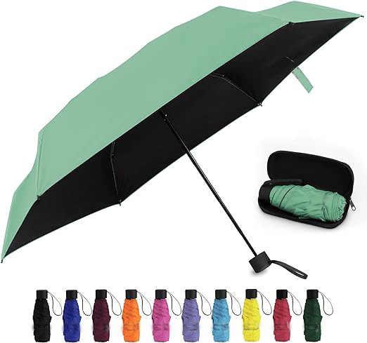 傘 ポケット傘 ミニ傘 コンパクト傘 小型傘 無地 カスタムロゴ UVカット おしゃれ 人気 軽量 5つ折り 雨の日 プレゼント ギフト 便利