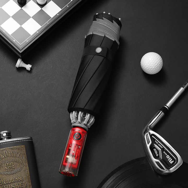 傘 チャージ式 逆折り 自動 折りたたみ カスタムロゴ ビジネスギフト プレゼント 雨具 おしゃれ 人気 軽量 安全 便利 収納 通勤