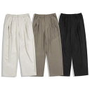 バギーパンツ カジュアル スーツ ワイドレッグ ユニセックス ルース ミッドウエスト フラットフロント ストレート おしゃれ 可愛い 人気 フロア丈 軽量 トレンド 半袖 イベント 通勤