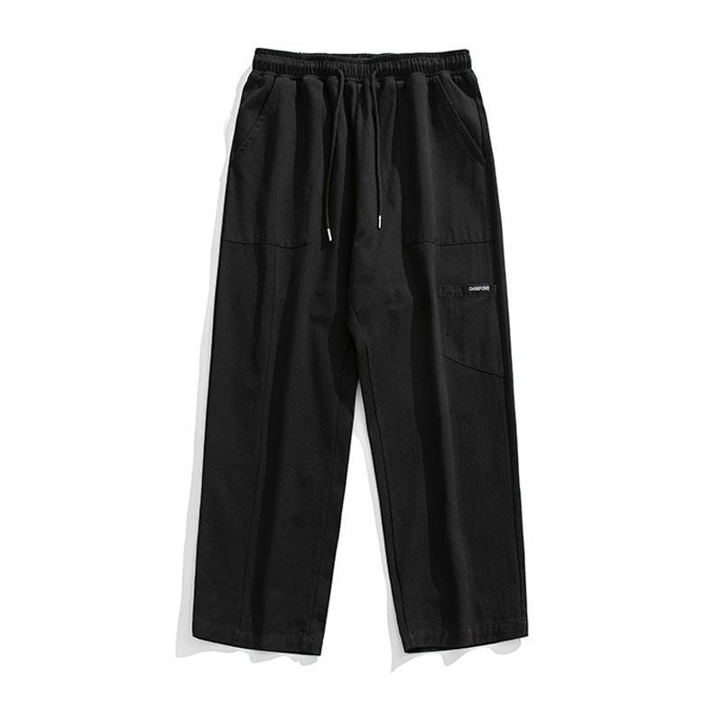 Pants - 作業服 カジュアルパンツ 男性用 ストレートパンツ ベルベット おしゃれ 通勤 軽量 ルーズ 人気 テクスチャ プレゼント スプライシング 便利 アウトドア 2025