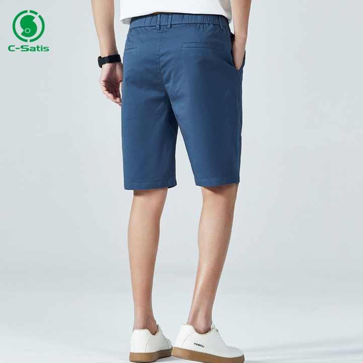 チノショーツ メンズ カジュアル 薄型 通気性 コットン スパンデックス 環境に優しい おしゃれ 人気 汎用 直線 シンプル クール 快適 夏用 旅行 週末 ごろごろ