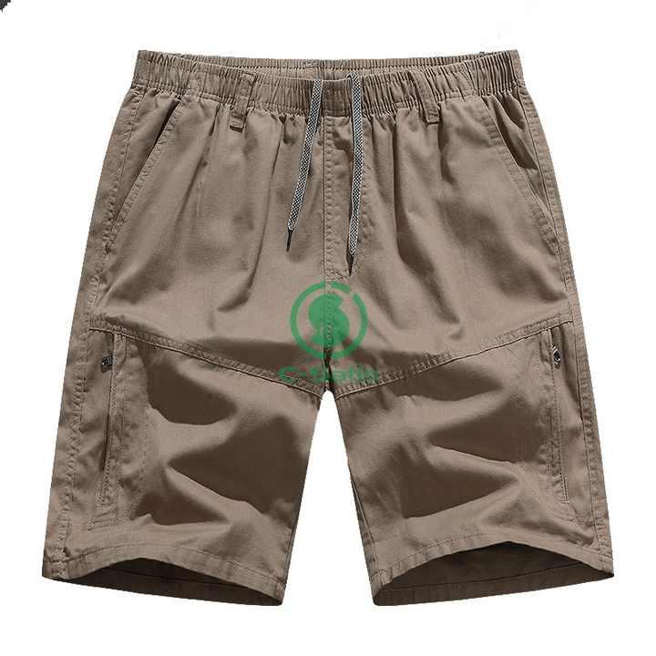 Cotton Pants - ショーツ メンズ カジュアル コットン 薄手 スリムフィット ドローストリング 旅行 レジャー おしゃれ 人気 快適 夏用 通気性 伸縮性 ランニング 休日用