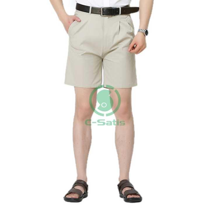 乐天商城 - ショーツ カジュアル 夏 メンズ コットン ルーズ ストレート ハイウエスト 通気性 軽量 ジッパー付き おしゃれ 人気 服 衣類 プレゼント ビジネス アウトドア 通勤