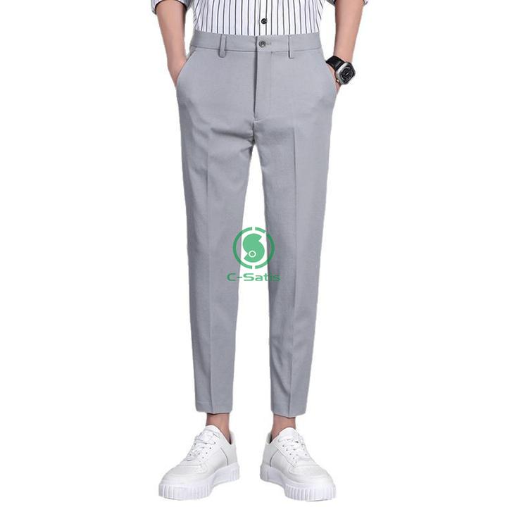 乐天商城 - パンツ ビジネス 9点 新スタイル メンズ スリムフィット ジッパーフライ チノパンツ 人気 ファッション おしゃれ 通勤 軽量 着回し イベント 2025
