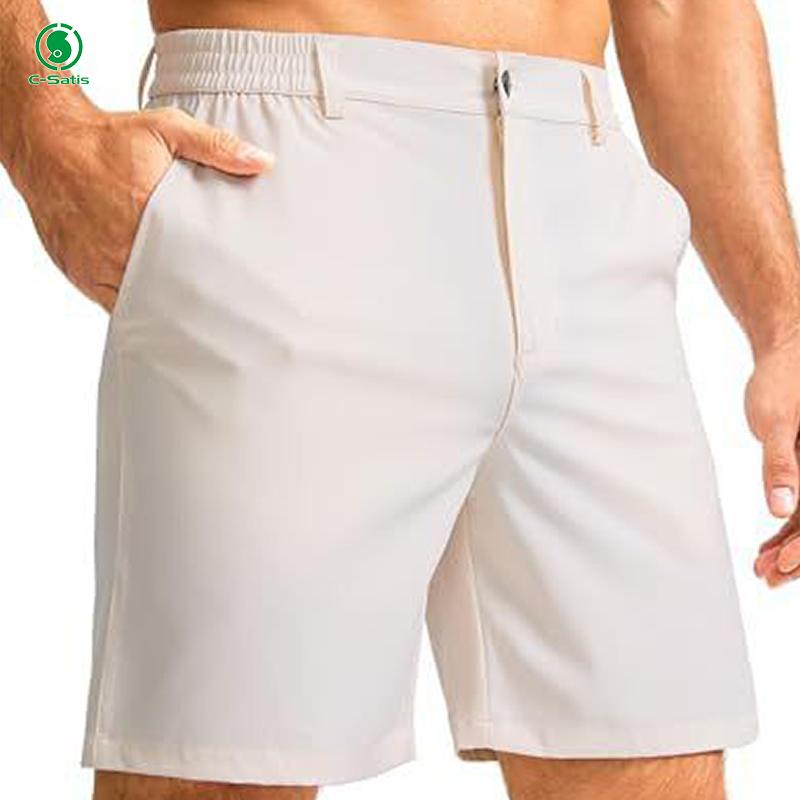 Short, Half Pants - ゴルフショーツ メンズ カジュアル 7インチ ナイロン 通気性 軽量 ジム用 おしゃれ スポーツ ウエスト伸縮 プレゼント アウトドア カスタマイズ 2025