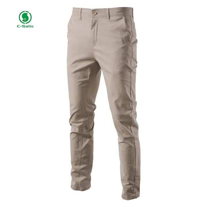 Pants - ゴルフパンツ メンズ ファッション コットン スパンデックス チノ スポーツ おしゃれ 人気 動きやすい 軽量 通気性 通勤 アウトドア 2025年 仕事用