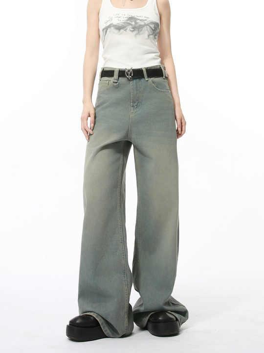 ストリートウェア バギージーンズ メンズ おしゃれ ダークウォッシュ コットンデニム ビンテージ カジュアル ファッション 人気 通販 メンズパンツ