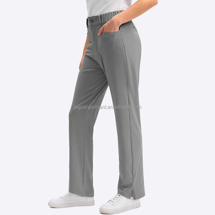 ゴルフパンツ レディース スリムフィット スポーツパンツ ストレッチ おしゃれ プレゼント 人気 ポリエステル スパンデックス 軽量 通気性 ゴルフウエア